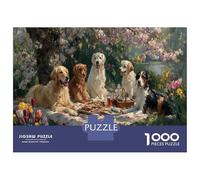 Puzzle 1000 Piezas Festín De Animales para Adultos - Puzzles 1000 Piezas con Gran Variedad De Formas, Un Auténtico Reto para La Mente 70x50cm/1000pcs