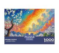 Puzzle 1000 Piezas Flor de peraJuego Educativo Pasatiempo Creativo Pintura de paisajesRegalo Creativo para La Relajación Clásicos para Adultos Y Niños A Partir De 12 Años Puzzle 38x26cm/1000pcs