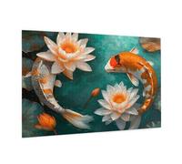 Puzzle 1000 Piezas Flor Puzzle Koi Koi Rompecabezas DIY con Caja de Regalo,Pasatiempo Creativo,Regalos Originales para Mujer,Juego Familiar Actividades Creativas para Wall Decoration 75 x 50 cm -560Y