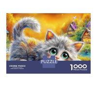 Puzzle 1000 Piezas Fluffy Kitten por Autumn Lake Rompecabezas 70x50cm/1000pcs Regalos para Adultos Y Niños Cartón 100% Reciclado Descompresión