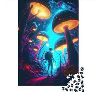 Puzzle 1000 Piezas Foresta di Funghi Fantasy Rompecabezas 38x26cm/1000pcs Regalos para Adultos Y Niños Cartón 100% Reciclado Descompresión