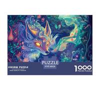 Puzzle 1000 Piezas Fox, Desafío, Juguete Entretenimento Multicolor Fantastic Animals Juego Familiar Regalo para Adultos Y Niños Mayores 38x26cm/1000pcs
