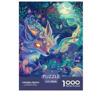 Puzzle 1000 Piezas Fox, Desafío, Juguete Entretenimento Multicolor Fantastic Animals Juego Familiar Regalo Juguete Colorido para Niños De 8 A 12 Años 38x26cm/1000pcs