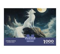 Puzzle 1000 Piezas FoxJuego Educativo Pasatiempo Creativo Under The Moon Regalo, Diversión para Adultos Y Niños Mayores De 12 Años 70x50cm/1000pcs