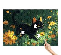 Puzzle 1000 Piezas Gato, Rompecabezas Adultos, Juegos Educativos Familiares, Desafía el Puzzle Planta Creativo, Conjunto Colorido e Interesante con Caja para Regalo Mujer Decoracion Habitacion Z-2