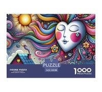 Puzzle 1000 Piezas Gato y Árbol Corazón, Sueños, Reciclado, Antiestrés