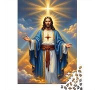 Puzzle 1000 Piezas Gesù Cristo Divino Rompecabezas 70x50cm/1000pcs Regalos para Adultos Y Niños Cartón 100% Reciclado Creative Intelectual Desafío