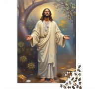 Puzzle 1000 Piezas Gesù Cristo in piedi Rompecabezas 52x38cm/1000pcs Regalos para Adultos Y Niños DIY Juegos Únicos De Desafío