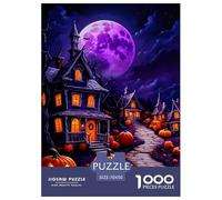 Puzzle 1000 Piezas Halloween Rompecabezas 70x50cm/1000pcs Regalos para Adultos Y Niños Cartón 100% Reciclado Descompresión