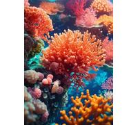 Puzzle 1000 Piezas Hermosos corales | Puzzles Adultos | para Toda La Familia |75x50 cm | Entretenimiento Creativo Rompecabezas Adultos Regalo