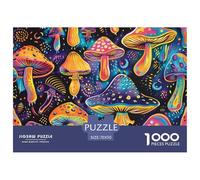 Puzzle 1000 Piezas hongosJuego Educativo Entretenimento Multicolor Picture Book Painting Regalo, Diversión para Adultos Y Niños Mayores 70x50cm/1000pcs