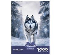 Puzzle 1000 Piezas Husky Juego Educativo Entretenimento Multicolor Pet Dog Juego Familiar Regalo para Adultos Y Niños 38x26cm/1000pcs