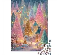 Puzzle 1000 Piezas Il magico villaggio di Natale Rompecabezas 70x50cm/1000pcs Regalos para Adultos Y Niños Cartón 100% Reciclado Juegos Únicos De Desafío