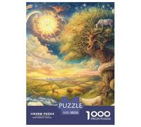 Puzzle 1000 Piezas Jungle Animals Juego Educativo Entretenimento Multicolor Tree of Life Regalo, Diversión Clásicos para Adultos Y Niños A Partir De 12 Años 38x26cm/1000pcs
