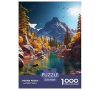 Puzzle 1000 Piezas Lakes, Desafío, Juguete Entretenimento Multicolor Autumn Plateau Regalo, Diversión para Adultos Y Niños 70x50cm/1000pcs