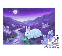 Puzzle 1000 Piezas Liebre Nival en Cordillera Montañosa Púrpura Rompecabezas De Madera HD para Adultos/Niños 14+ - Juego De Retos Regalo 1000pcs (75x50cm)