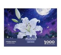 Puzzle 1000 Piezas LilyJuego Educativo Pasatiempo Creativo Under The Moon Regalo, Diversión Clásicos para Adultos Y Niños A Partir De 12 Años Puzzle 70x50cm/1000pcs