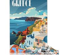 Puzzle 1000 piezas Littoral Griego para Adultos Puzzles de Madera para Adultos y Adolescentes Puzzles de Actividades Familiares 1000 Piezas (75 x 50 cm)