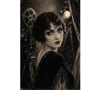 Puzzle 1000 Piezas Madera Estrella del Cine Mudo años 1920