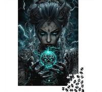 Puzzle 1000 Piezas Magia Della strega Gotica Rompecabezas 70x50cm/1000pcs Regalos para Adultos Y Niños DIY Juegos Únicos De Desafío