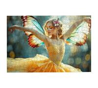 Puzzle 1000 Piezas Mariposa, Puzzle Madera Elfos, Clásico Rompecabezas Desafiante para Toda la Familia, Juguetes Rompecabezas Letras en la Parte Posterior, Regalos Originales para Hombre Decor -1913