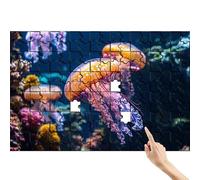 Puzzle 1000 Piezas Medusa, Rompecabezas Adultos, Juegos Educativos Familiares, Desafía el Puzzle Sueño Creativo, Conjunto Colorido e Interesante con Caja para Regalo Mujer Decoracion Habitacion P-5