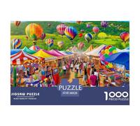 Puzzle 1000 Piezas MercadoJuego Educativo Entretenimento Multicolor Amusement Park Juego Familiar Regalo Juguete Colorido para Niños De 8 A 12 Años 38x26cm/1000pcs