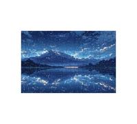 Puzzle 1000 Piezas Montaña Puzzle 1000 Piezas Adultos Paisaje Educativo Rompecabezas Madera para Toda la Familia Junta, Puzzles para Reducir el Estrés y Primavera Decoracion Pared 50 x 75CM LZPT-02862
