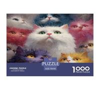 Puzzle 1000 Piezas - Muchos Gatos, Mascota Gato, para Adultos, Rompecabezas Desafiante, para Toda La Familia, 70x50cm/1000pcs