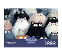 Puzzle 1000 Piezas - Muchos Gatos, Mascota Gato, Rompecabezas Desafiante, Regalo para Hombres Y Mujeres, 70x50cm/1000pcs