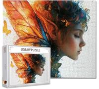Puzzle 1000 Piezas Mujer Puzzle Imposible Rompecabezas Pieza de Madera Jigsaw Arte Una Gran Herramienta de MeditacióN Y Aliviador del EstréS Uegos de Rompecabezas para Toda La Familia 75x50cm M-6