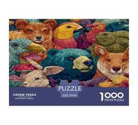 Puzzle 1000 Piezas - Mundo Animales, Animales Series, para Adultos, Rompecabezas Desafiante, para Niños +6 Años, Juego Familiar, 70x50cm/1000pcs