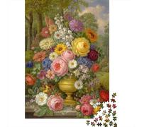 Puzzle 1000 Piezas Natura morta Floreale Painting Rompecabezas 52x38cm/1000pcs Regalos para Adultos Y Niños DIY Descompresión