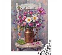 Puzzle 1000 Piezas Natura morta Floreale Rompecabezas 38x26cm/1000pcs Regalos para Adultos Y Niños DIY Creative Intelectual Desafío
