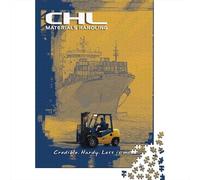 Puzzle 1000 Piezas Nave di manipolazione carrello elevatore Rompecabezas 38x26cm/1000pcs Regalos para Adultos Y Niños DIY Juegos Únicos De Desafío