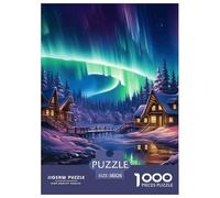 Puzzle 1000 Piezas Northern Lights Juego Educativo Entretenimento Multicolor Norwegian Wood Regalo, Diversión Clásicos para Adultos Y Niños A Partir De 12 Años 38x26cm/1000pcs