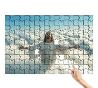 Puzzle 1000 Piezas Nube, Rompecabezas Adultos, Juegos Educativos Familiares, Desafía el Puzzle Jesús Creativo, Conjunto Colorido e Interesante con Caja para Regalo Mujer Decoracion Habitacion Z-1