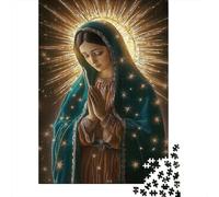 Puzzle 1000 Piezas Oración Virgen María Rompecabezas 38x26cm/1000pcs Regalos para Adultos Y Niños Cartón 100% Reciclado Juegos Únicos De Desafío