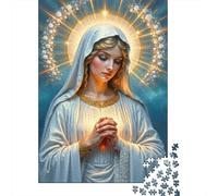 Puzzle 1000 Piezas Oración Virgen María Rompecabezas 52x38cm/1000pcs Regalos para Adultos Y Niños Cartón 100% Reciclado Creative Intelectual Desafío