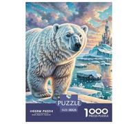 Puzzle 1000 Piezas Oso PolarJuego Educativo Entretenimento Multicolor The Ice Age Regalo Creativo para La Relajación Juguete Colorido para Niños De 8 A 12 Años 38x26cm/1000pcs