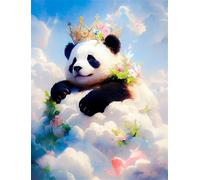 Puzzle 1000 Piezas Panda Abstracto, Puzzles Imposible, Desafiante Acertijo, Juegos de Rompecabezas para Toda la Familia, Puzzle Adultos 1000 Piezas 75 x 50 cm