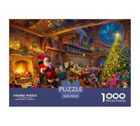 Puzzle 1000 Piezas Papá NoelJuego Educativo Entretenimento Multicolor Christmas Theme Regalo Creativo para La Relajación Juguete Colorido para Niños De 8 A 12 Años 70x50cm/1000pcs