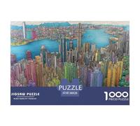 Puzzle 1000 Piezas para Adultos - Arquitectura Urbana, Arte Arquitectura, Rompecabezas Desafiante, para Toda La Familia, 38x26cm/1000pcs