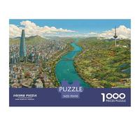 Puzzle 1000 Piezas para Adultos - Arquitectura Urbana, Arte Arquitectura, Rompecabezas Desafiante, Regalo para Hombres Y Mujeres, 70x50cm/1000pcs