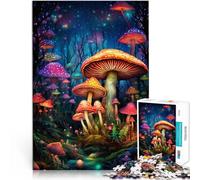 Puzzle 1000 piezas para Adultos Arte de Champiñones Juegos educativos en el hogar Juguetes para hacer usted mismo. Entrena Tu Cerebro y Manos para Adolescentes 14 Años y Más. 50 x 70 cm