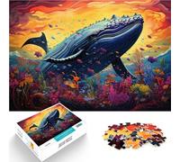 Puzzle 1000 piezas para Adultos Ballena mutante bajo el mar Juego educativo Desafío Juguete 26x38cm Mejorar el amor entre parejas