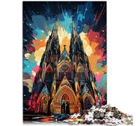 Puzzle 1000 piezas para adultos Basílica de San Esteban Juguetes de Entretenimiento Familiar 26x38cm Mejorar el amor entre parejas