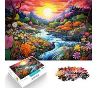 Puzzle 1000 piezas para adultos Beautiful Creek Juego de rompecabezas 14.96 pulgadas x 20.47 pulgadas Entrena tu cerebro y tus manos adecuado para adolescentes de 14 años y más