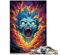 Puzzle 1000 piezas para adultos, calaveras, actividad familiar, 14.96" x 20.47", regalo divertido, adecuado para adolescentes de 14 años y mayores