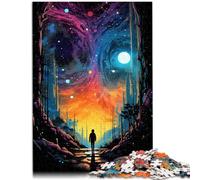 Puzzle 1000 piezas para adultos caminando entre las estrellas juguete educativo intelectual descomprimiendo 50x70cm Regalo de cumpleaños Regalos Decoración de pared